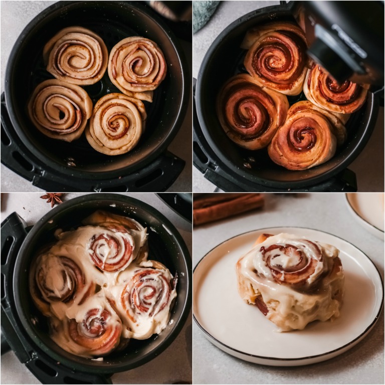 air fryer cinnamon rolls